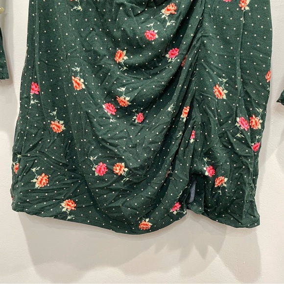 NWT Free People Green Celia Mini Dress - Picture 8 of 14